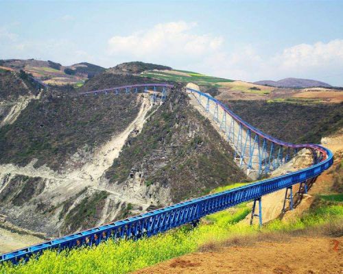 ຍົນໄລຍະໄກ Turning Belt Conveyor